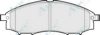 APEC braking PAD1429 Brake Pad Set, disc brake